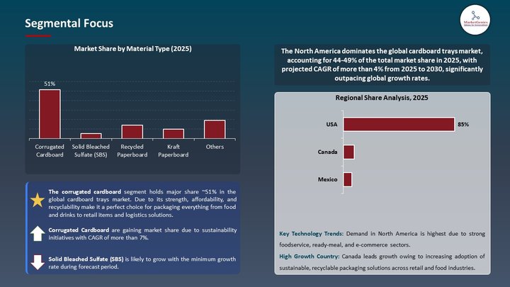 Cardboard Trays Market Segmental Focus