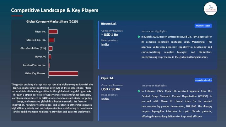 Antifungal Drugs Market Competitive Landscape & Key Players