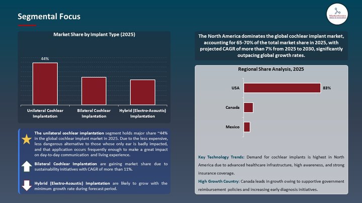 Cochlear Implant Market Segmental Focus