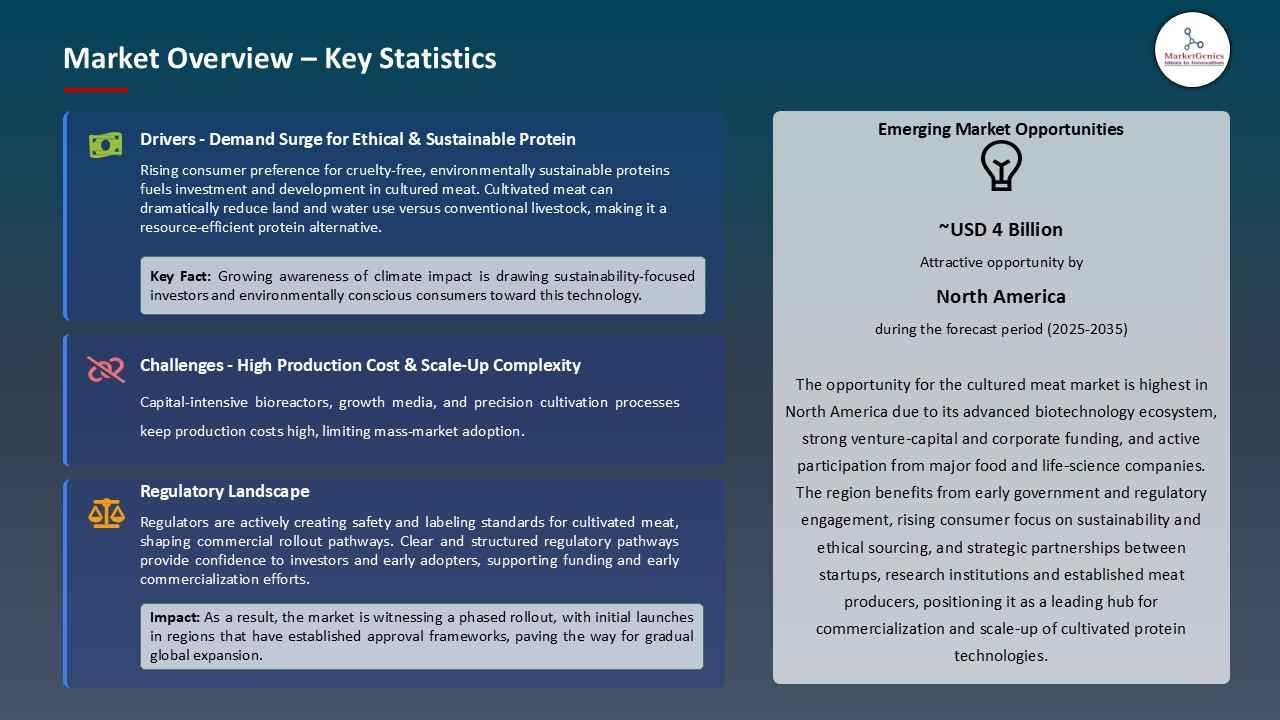 Cultured Meat Market_Overview – Key Statistics