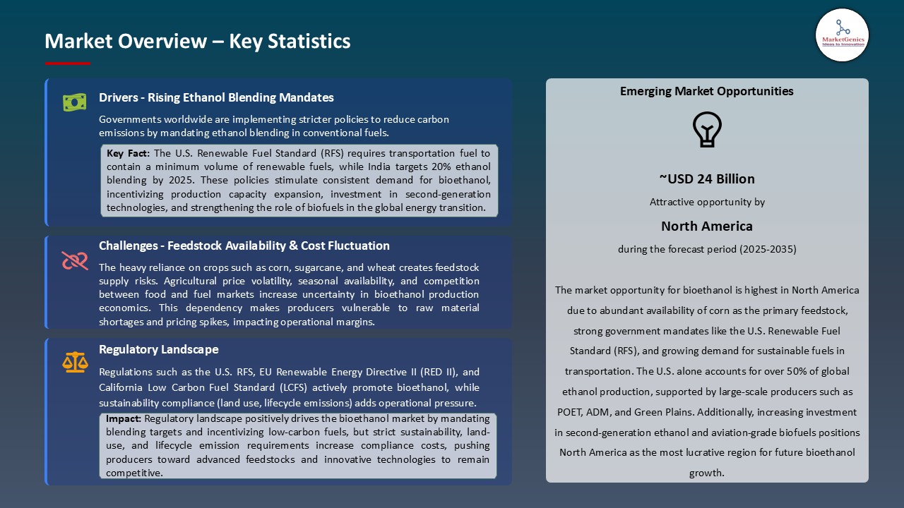 Bioethanol Market_Overview – Key Statistics