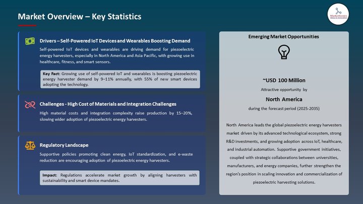 Piezoelectric Energy Harvesters Market Market Overview – Key Statistics