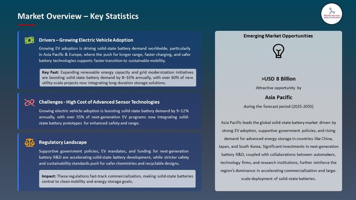 Solid State Battery Market Market Overview – Key Statistics