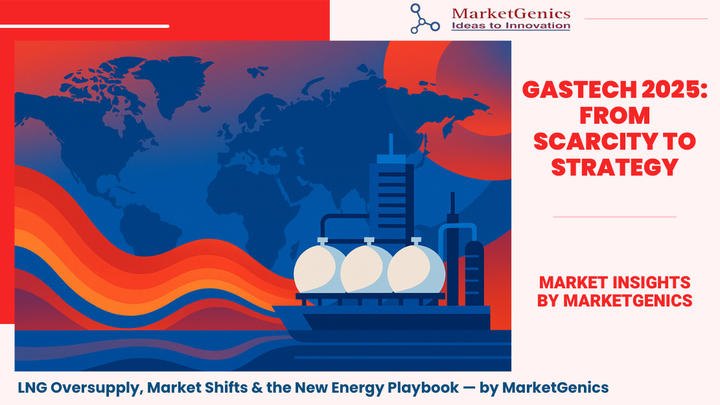 Gastech 2025 | LNG Oversupply and Market Strategy Insights Bright cover image for Gastech 2025 article on LNG oversupply, energy transition, and market strategy.