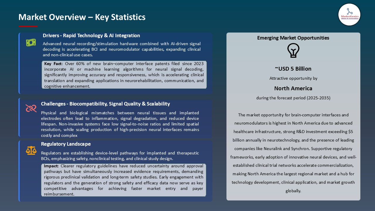 Brain-Computer Interfaces & Neuromodulators Market_Overview – Key Statistics