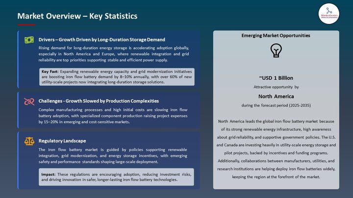 Iron Flow Battery Market Market Overview – Key Statistics