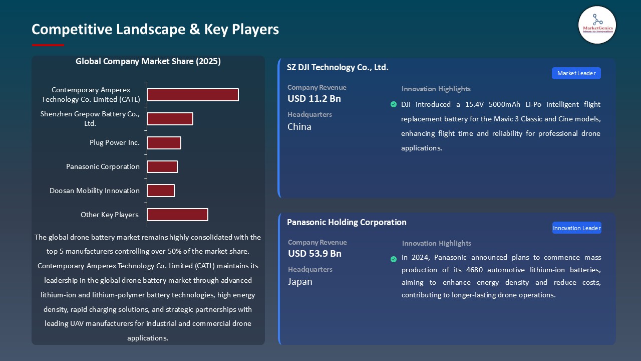 Drone Battery Market_Competitive Landscape & Key Players