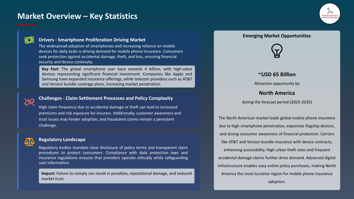 Mobile Phone Insurance Market -Key Statistics