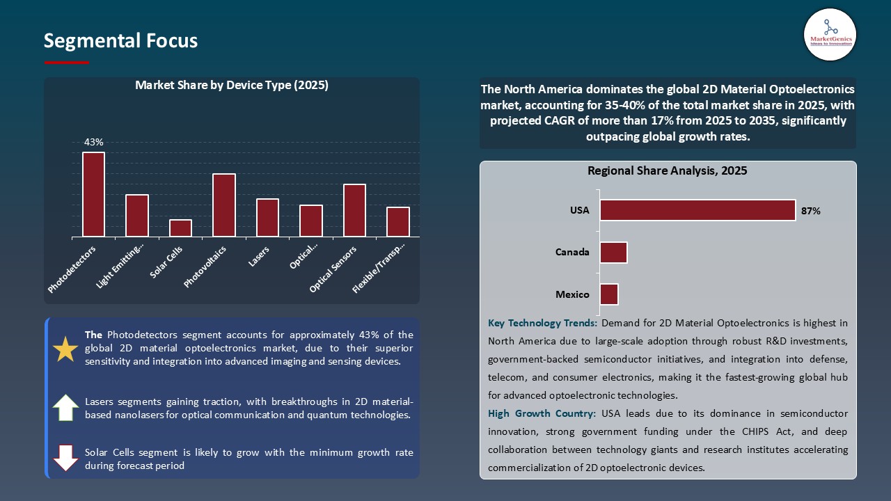2D Material Optoelectronics Market Segmental Focus