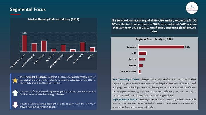 Bio-LNG Market Segmental Focus