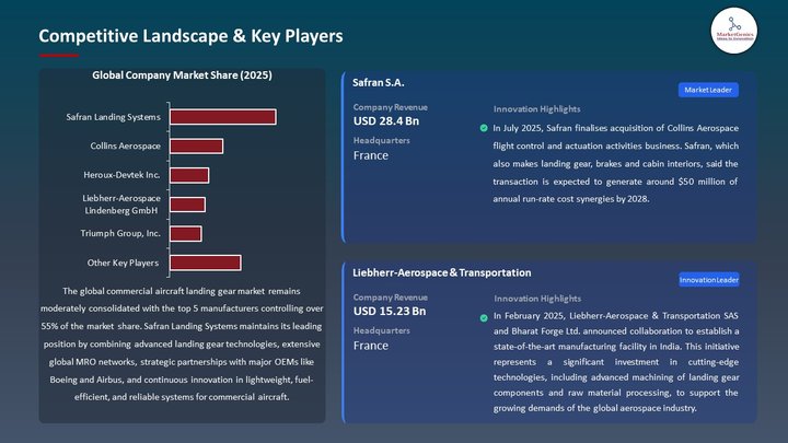 Commercial Aircraft Landing Gear Market Competitive Landscape & Key Players