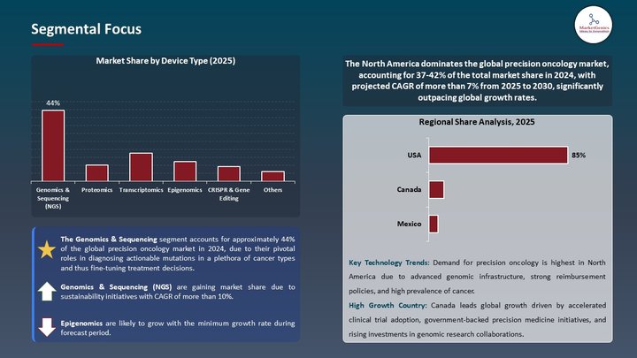 Precision Oncology Market Segmental Focus