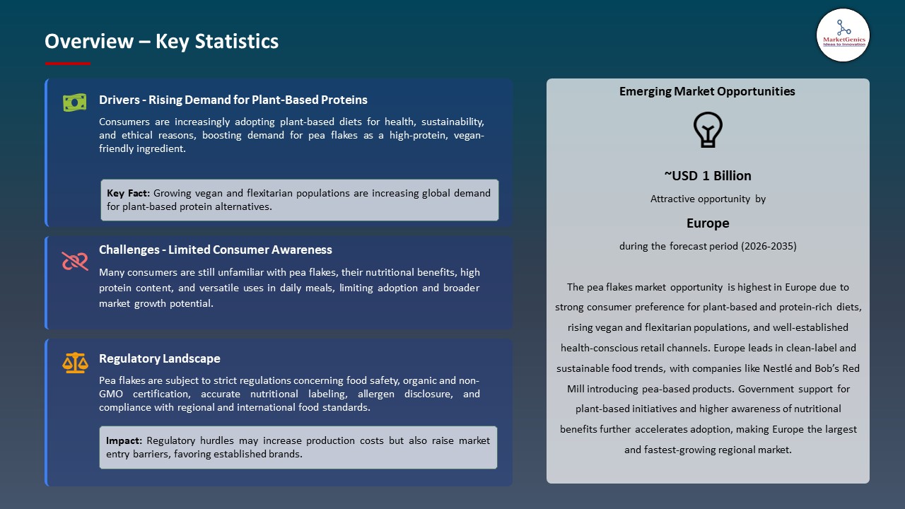Global Pea Flakes Market 2026-2035_Overview – Key Statistics