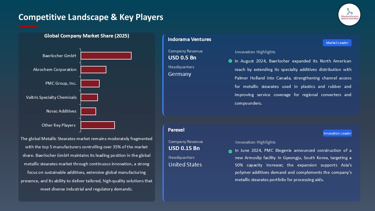 Metallic Stearates Market_Competitive Landscape & Key Players