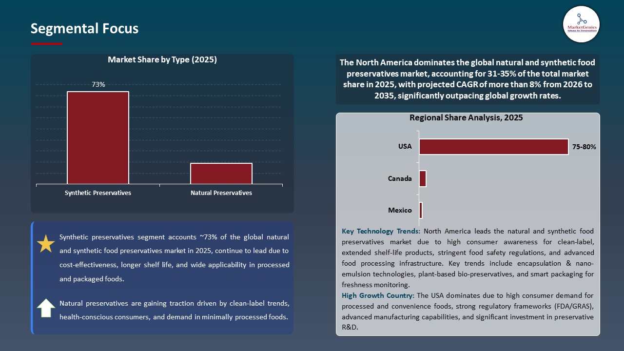 Global Natural and Synthetic Food Preservatives Market 2026-2035_Segmental Focus