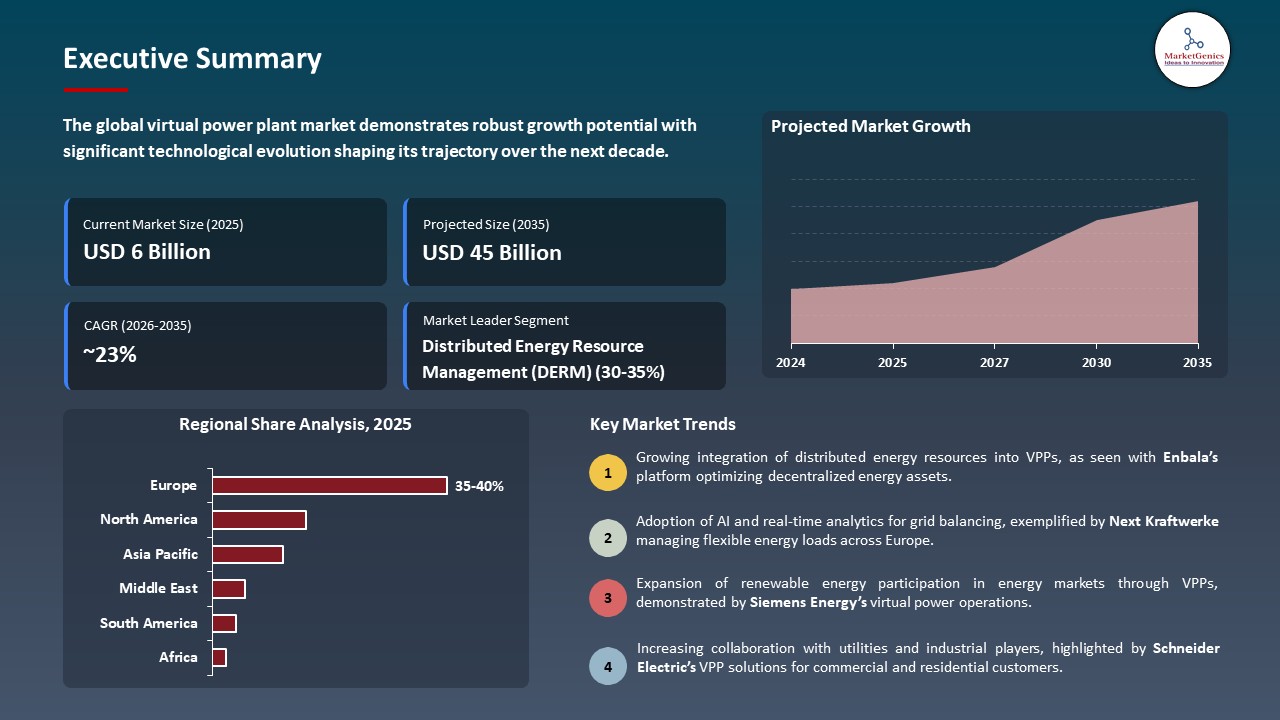 Global Virtual Power Plant Market 2026-2035_Executive Summary