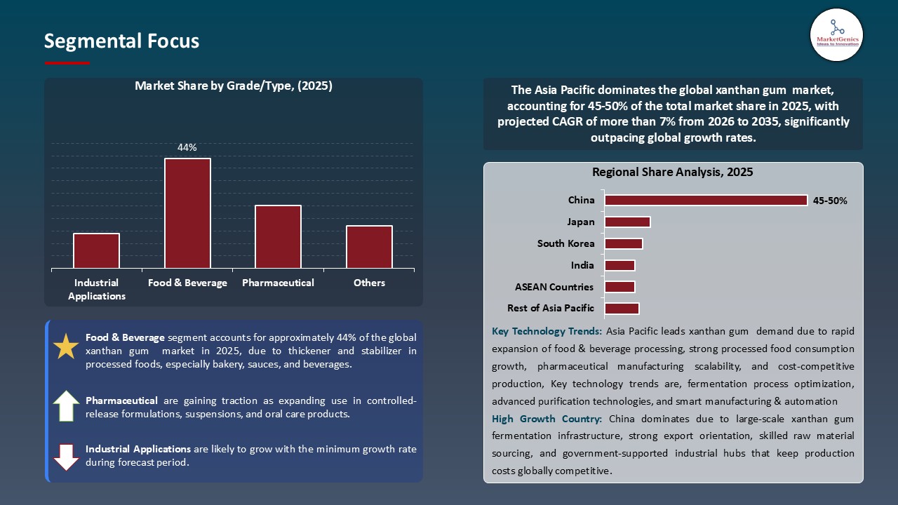 Xanthan Gum Market_Segmental Focus