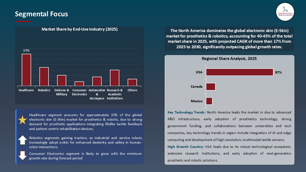 Electronic Skin (E‑Skin) Market for Prosthetics & Robotics_Segmental Focus