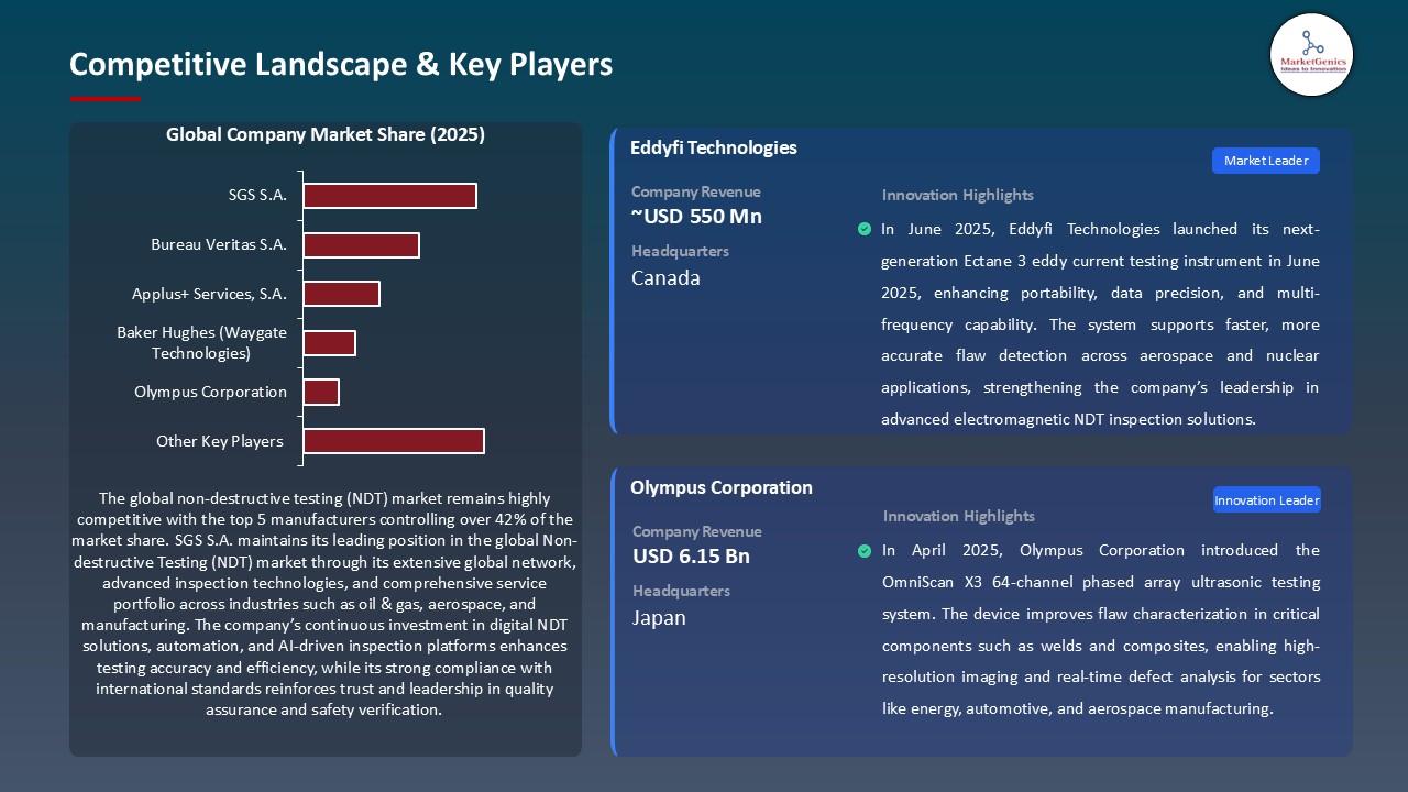 Non-Destructive Testing (NDT) Market_Competitive Landscape & Key Players