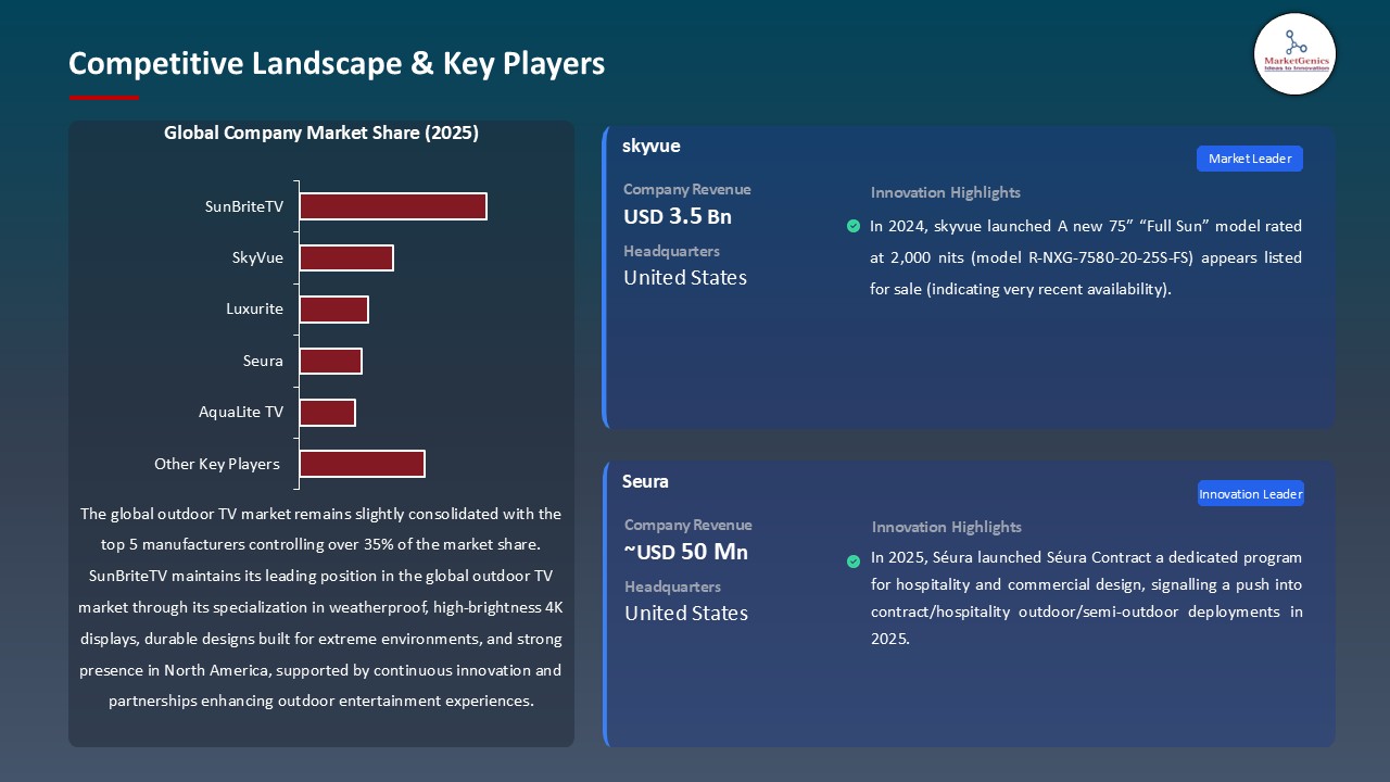 Outdoor TV Market_Competitive Landscape & Key Players