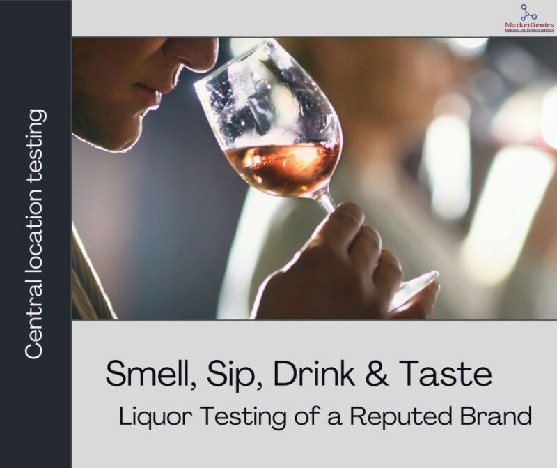 Liquour testing of a reputed brand
